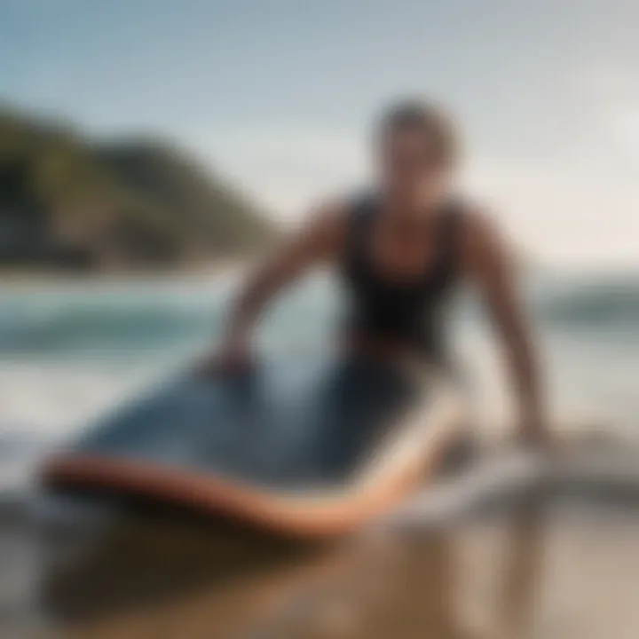 Comfortable bodyboard design focused on user experience