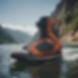 Innovative Wakeboarding Boot Design High-performance wakeboarding boots showcasing unique design features