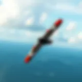 Cabrinha Switchblade 10m kite soaring in the sky