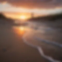 A stunning sunset over Cape Hatteras