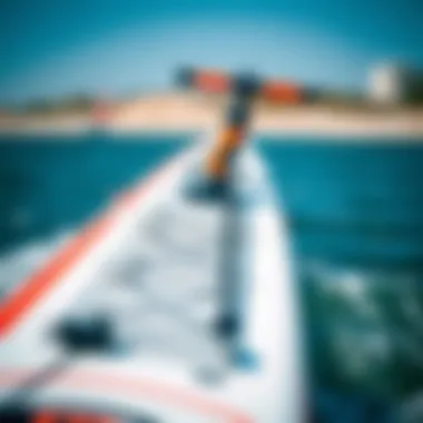 Gear and Equipment: The Essentials of Windsurfing Detailed view of windsurfing equipment and gear