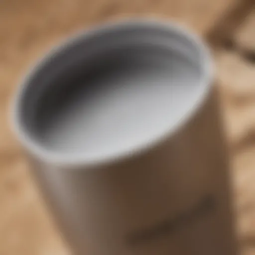 Close-up view of Corkcicle tumbler lid showcasing its innovative design