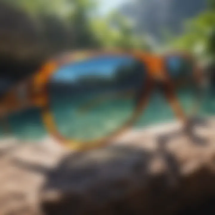 Costa Isla sunglasses in an aquatic environment, highlighting their functionality