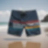 O'Neill boardshorts displayed on a beach