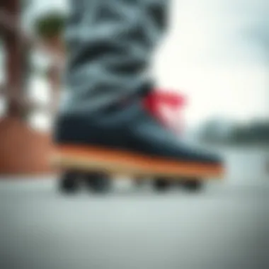 Traction for Performance Skate shoes emphasizing grip on various surfaces