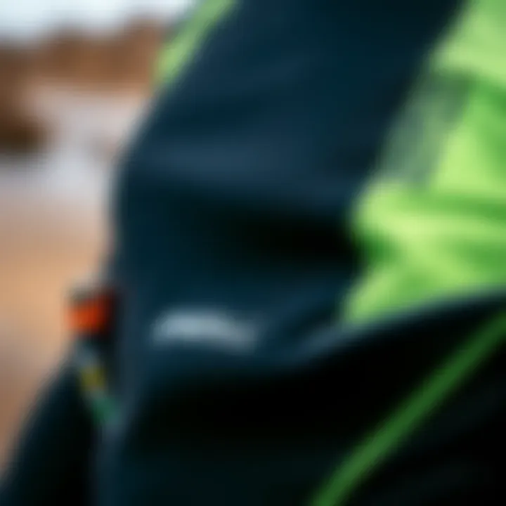 Close-up of the material used in the Hyperfreak Shorty wetsuit