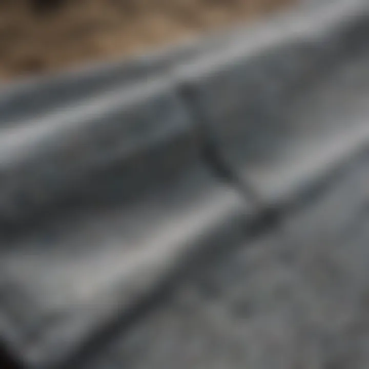 Close-up of Patagonia board shorts fabric emphasizing durability
