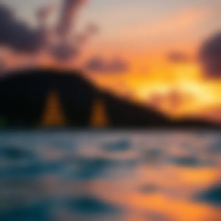 Stunning sunset over Punta Mango, highlighting its natural beauty