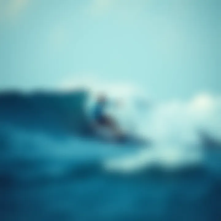 Waves crashing at Punta Mango, showcasing the ideal surfing conditions