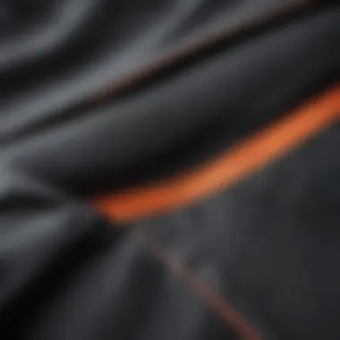 Close-up view of Rip Curl Cordura boardshort fabric showcasing durability