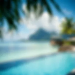 Stunning coastline view from a beachhouse in Fiji