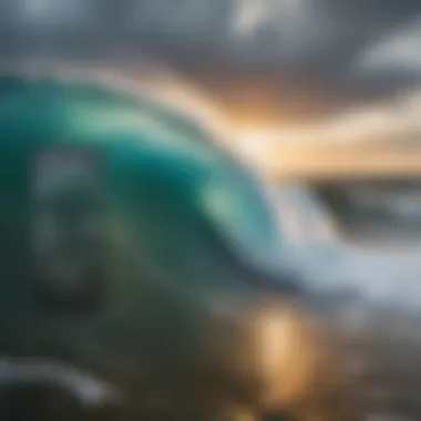 Comprehensive Surf Forecast Analysis A detailed chart displaying surf forecasts and wave heights