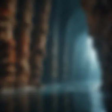 Mysteries of the Ocean Floor Deep ocean showcasing unique geological formations