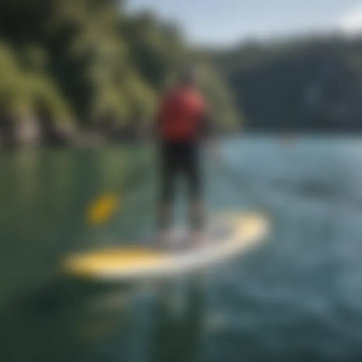 Safety equipment and guidelines for paddle boarding