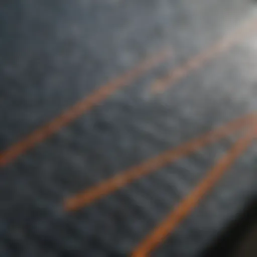 Close-up of the FCS Sup Traction Pad showcasing its texture and grip