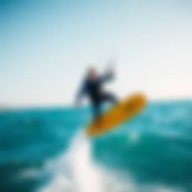Key Safety Measures in Wing Surfing Safety measures for wing surfers in action