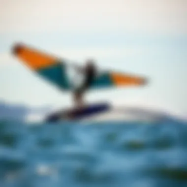 Mastering Wing Surfing Techniques Techniques in wing surfing demonstrated on calm waters
