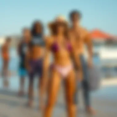 Stylish O'Neill surf wear displayed on a beach