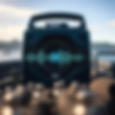 Sound Quality Visualization for the Reef Blue Yeti Sound wave visualization illustrating high audio quality