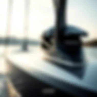 Close-up of the advanced design features of the Waydoo Hydrofoil