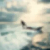 Dynamic view of the Waydoo Hydrofoil in action on water