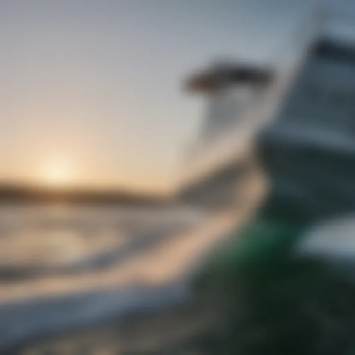 Close-up of high-quality materials used in a folding wake tower, emphasizing durability