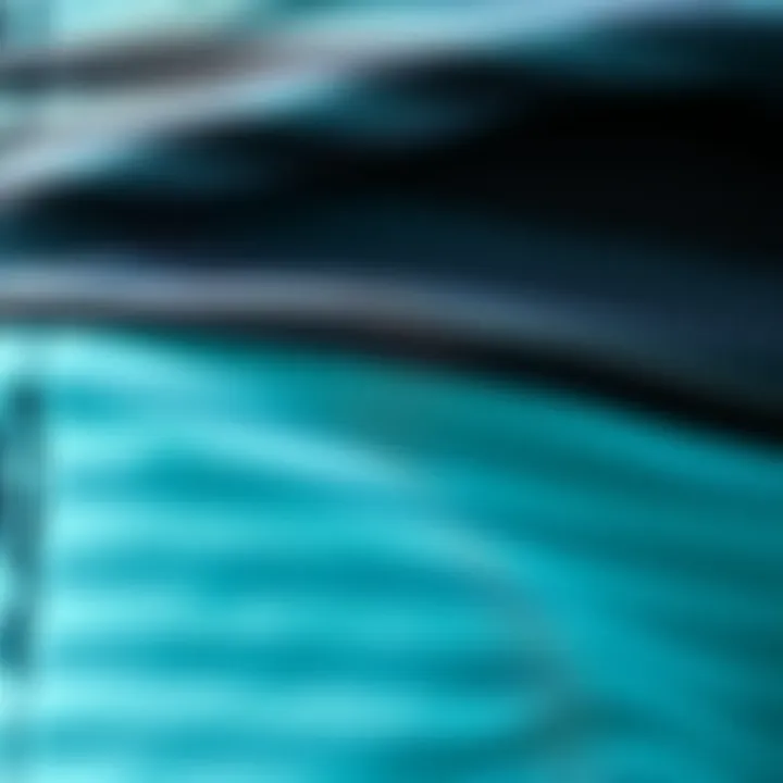 Close-up of high-quality fabric used in board shorts