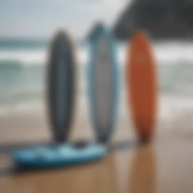 Comparison of different models of inflatable surfboard bags