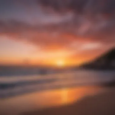 A serene sunset illuminating Jericoacoara's coastline