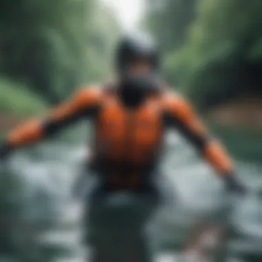 Buoyancy in Neoprene Suits Visual representation of buoyancy in various neoprene suits