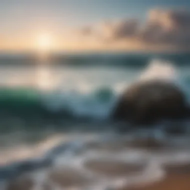 The Tranquil Ocean: A Call to Preserve Marine Life A serene ocean view illustrating tranquility and the importance of marine life.