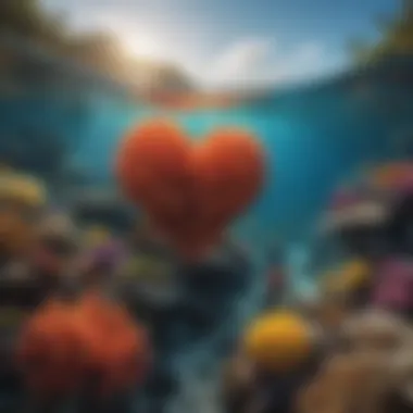 Vibrant Ecosystems: The Heart of Ocean Biodiversity Vibrant coral reefs teeming with diverse marine species.