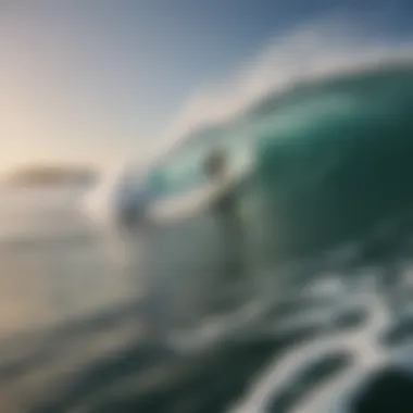 Surfers Riding Waves on Odysea Boards Diverse group of surfers enjoying the waves with Odysea foam surfboards.