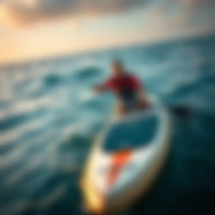 Showcasing various paddleboard materials and their characteristics for informed choices.
