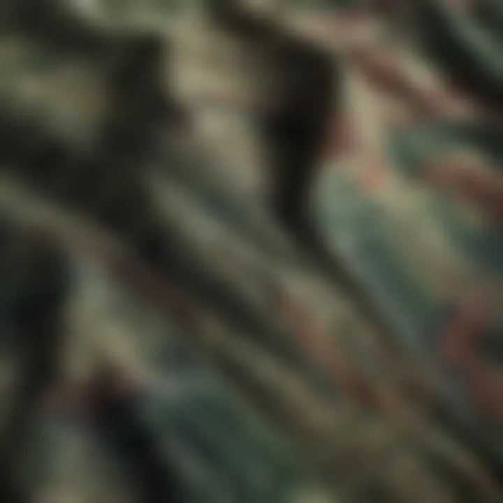 Close-up of eco-friendly fabric used in Patagonia Hawaiian shirt