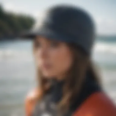 Stylish Rip Curl hat designed for water sports