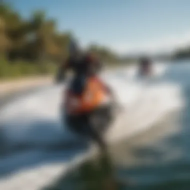 Thrilling jet skiing experience on the vibrant waters of Roxy Bayshore