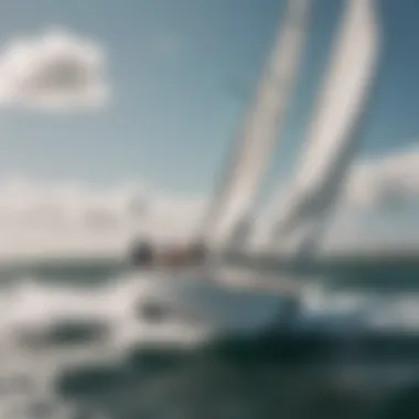 Sailing with Optimal Wind Dynamics Sailboats navigating through favorable wind conditions