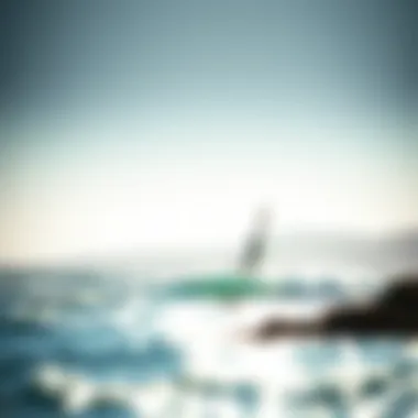 A scenic windsurfing location with ideal conditions