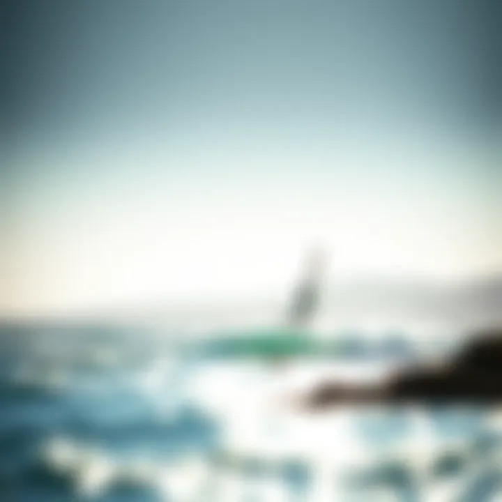 A scenic windsurfing location with ideal conditions