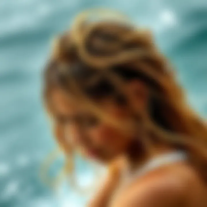 Healthy hair care routine for watersport enthusiasts