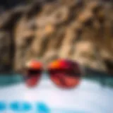 Stylish sunglasses designed for surfing