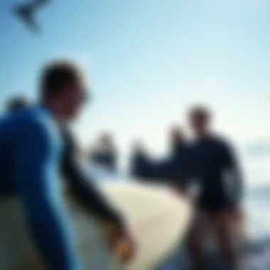 Engaging with Melbourne's Surf Community A local surfing community gathering