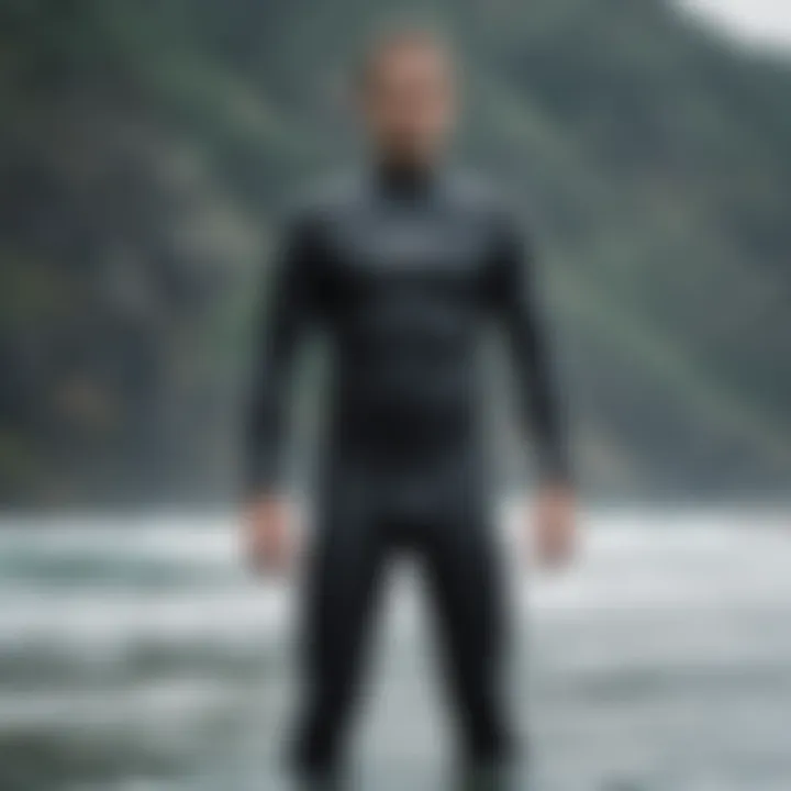 Visual representation of optimal wetsuit for varying temperatures