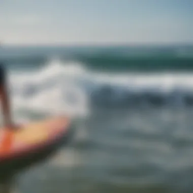 Close-up of a judge assessing a surfer's performance