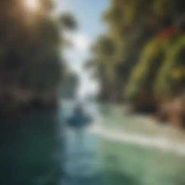 Watersports and Recreation Recreational water sports in the vibrant coastal region