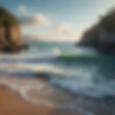 Peaceful Coastal Landscape Peaceful coastal landscape showcasing the harmony of nature