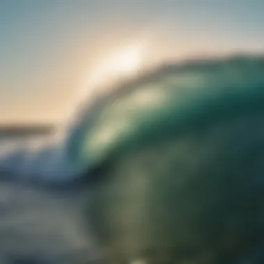 Understanding Ocean Swells Dynamic ocean waves illustrating swell patterns