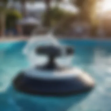 Technical Components of Pool Wave Makers Diagram showcasing the technical components of a pool wave maker system