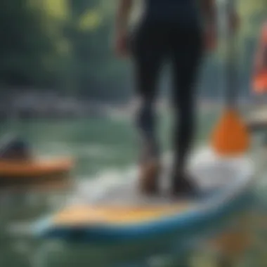 User Weight Categories and Recommended SUP Sizes Chart depicting user weight categories and recommended SUP sizes